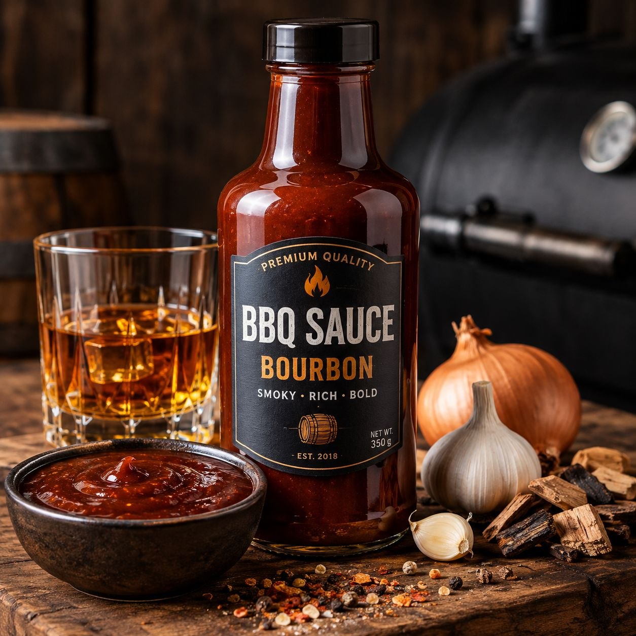 Фірмовий соус BBQ на бурбоні